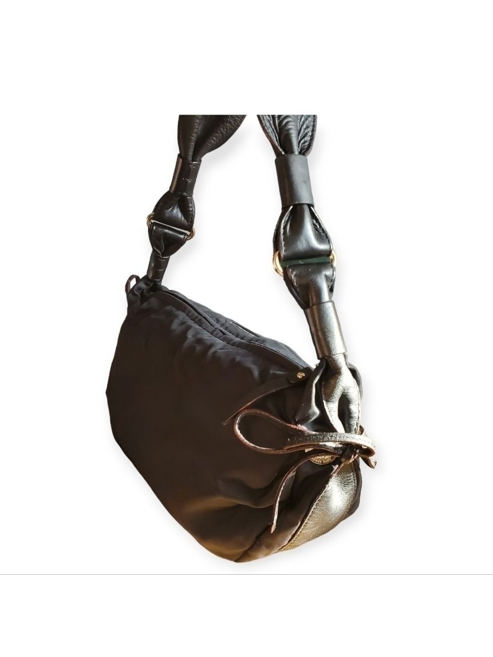 Kate Spade black small hobo bag